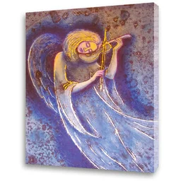 Obraz religijny na płótnie Anioł Stróż - Ikony i obrazy sakralne - miniaturka - grafika 1