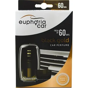 Odświeżacz do samochodu EUPHORIA CAR Vent Clip Black Gold 7 ml - Zapachy samochodowe - miniaturka - grafika 1