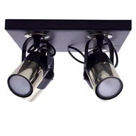 Lampy sufitowe - Milagro Lampa sufitowa Wilson 4 Czarny MLP4853 - MLP4853 - miniaturka - grafika 1