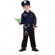 Stroje karnawałowe - Amscan Strój dla dzieci Policjant + akcesoria 3/6 lat CCS00005 - miniaturka - grafika 1