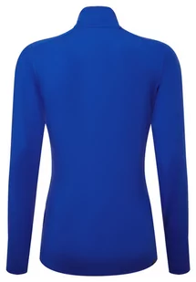 RONHILL bluza biegowa damska CORE THERMAL 1/2 ZIP TEE cobalt/thistle - Bluzy sportowe damskie - miniaturka - grafika 2
