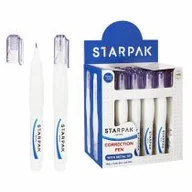Przybory szkolne - Starpak Korektor w piórze z metalową końcówką 7ml 24 szt. - miniaturka - grafika 1