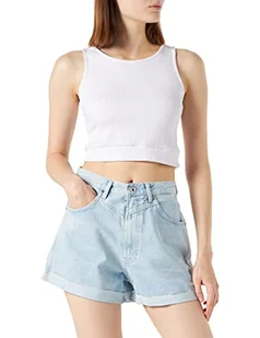 Pepe Jeans Damskie szorty jeansowe Rachel Short, 000 denim, 25W Regularny - Spodenki damskie - miniaturka - grafika 1