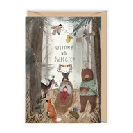 Kartki okolicznościowe i zaproszenia - Kartka okolicznościowa, Witamy na świecie - miniaturka - grafika 1