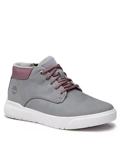 Buty dla chłopców - Timberland Sneakersy Seneca Bay Leather Chukka TB0A2CSQ050 Szary - grafika 1