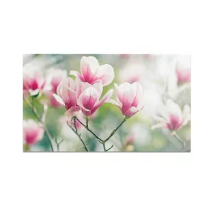 Szklana deska kuchenna HOMEPRINT Kwiaty magnolii 60x52 cm - Deski do krojenia - miniaturka - grafika 1