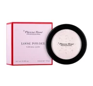 Pudry do twarzy - PIERRE RENE Professional Loose Natural Glow Puder Sypki 01 Pink 10g - miniaturka - grafika 1