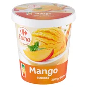 Lody i desery lodowe - Carrefour Extra Sorbet mango 500 ml - miniaturka - grafika 1