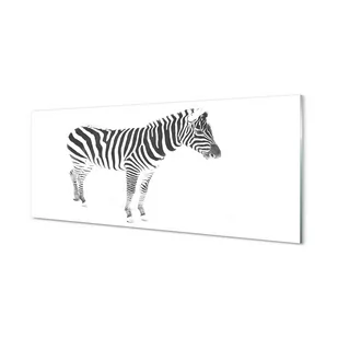 Ochronna płyta szklana +klej Malowana zebra 125x50 cm - Dekoracje domu - miniaturka - grafika 1