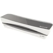Laminatory - Leitz Esselte  laminator iLAM Home A4, 80  100 My, jasnoszary 73660080 - miniaturka - grafika 1