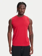 Koszulki męskie - Kappa Tank top Logo Corpo Cadwal 303HZB0 Czerwony Regular Fit - miniaturka - grafika 1