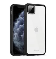 Etui i futerały do telefonów - Crong Trace Clear Cover - Etui iPhone 11 Pro (czarny/czarny) - miniaturka - grafika 1