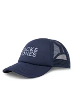 Czapki męskie - Jack&Jones Czapka z daszkiem Jacdrew 12268899 Granatowy - miniaturka - grafika 1