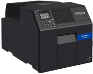Drukarki kart i etykiet - Epson ColorWorks C6000Ae (mk) C31CH76102MK, kolorowa drukarka etykiet, cutter, disp., USB, Ethernet, black - miniaturka - grafika 1