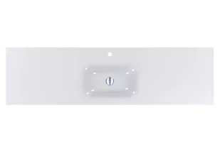 Miraggio Jessel 1800 Umywalka meblowa 180x50 cm biały połysk 0002701 - Umywalki - miniaturka - grafika 1