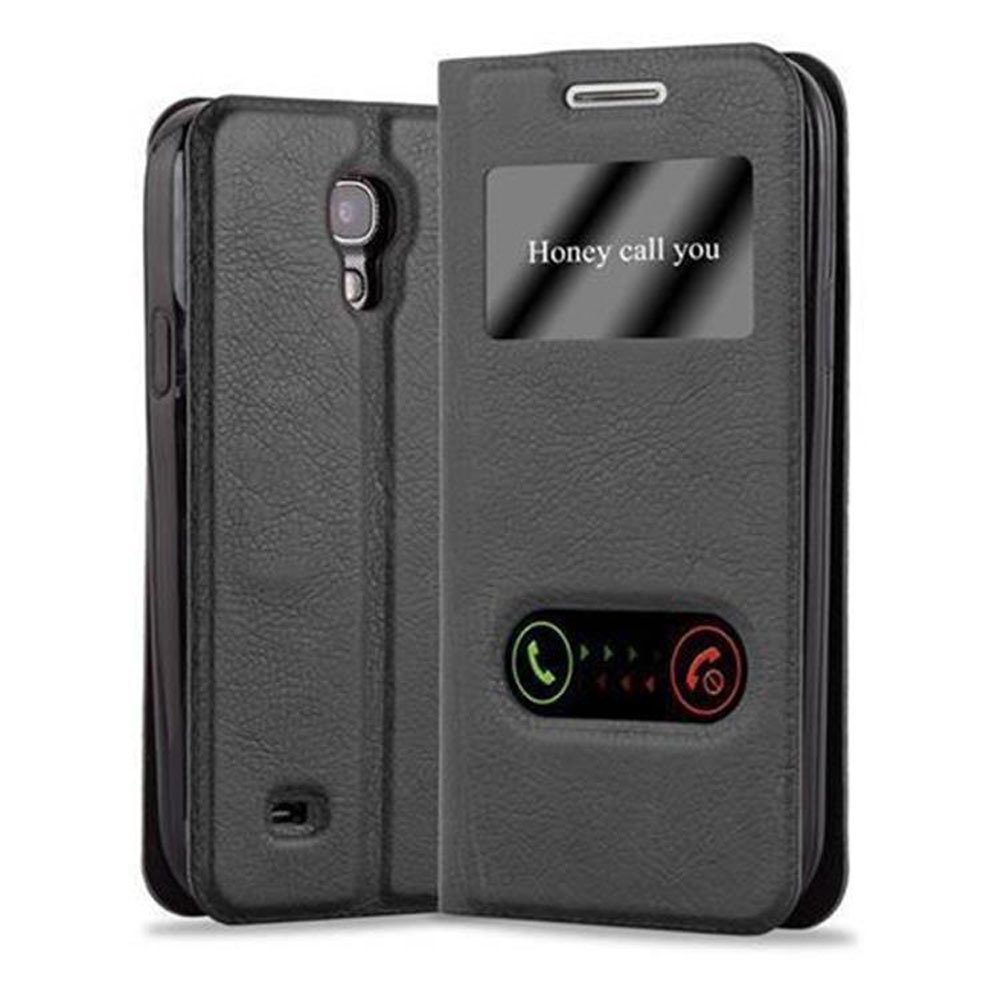 Cadorabo etui ochronne na Samsung Galaxy S4 MINI w kolorze czarnym etui na telefon komórkowy Book Case Cover Etui