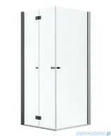 Kabiny prysznicowe - Radaway Nes Black KDD B / KDD I kabina 90x90cm lewa czarny mat/przejrzyste 10024090-54-01L/10015090-54-01R - miniaturka - grafika 1