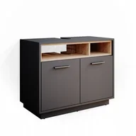 Szafki łazienkowe - Szafka do łazienki Pod Umywalkę sonoma antracyt - miniaturka - grafika 1