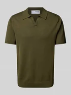 Koszulki męskie - Koszulka polo z dekoltem w serek model ‘TELLER’ - miniaturka - grafika 1