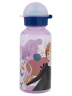 Sztućce dla dzieci - FROZEN Bidon "Frozen" w kolorze fioletowym - 370 ml - miniaturka - grafika 1