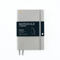 Notesy i bloczki - Notatnik Monocle by Leuchtturm1917 Paperback B6+, Miękka Oprawa, Kropki, Szary - miniaturka - grafika 1