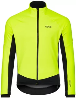 Kurtki rowerowe - GORE WEAR C3 Gore-Tex Infinium Kurtka termiczna Mężczyźni, żółty/czarny M 2022 Kurtki szosowe - grafika 1