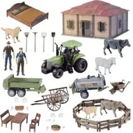 Figurki dla dzieci - Zestaw farma domek rolnika DIY - miniaturka - grafika 1