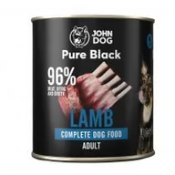 Mokra karma dla psów - John Dog Pure Black Mokra karma dla dorosłych psów Jagnięcina 800 g - miniaturka - grafika 1