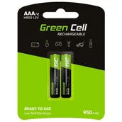 Ładowarki i akumulatory - Green Cell Akumulator Green Cell 2x AAA HR03 950mAh GR07 - miniaturka - grafika 1