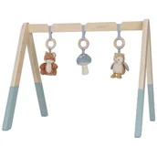 Maty edukacyjne - Pałąk edukacyjny interaktywny Baby Gym Forest Friends, Little Dutch - miniaturka - grafika 1