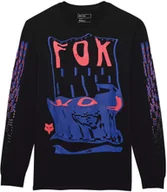 Koszulki męskie - t-shirt FOX EMOTION BLAST LS PREMIUM TEE Black - miniaturka - grafika 1