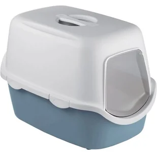 Stefanplast Toaleta Cathy z filtrem szara - Kuwety dla kotów - miniaturka - grafika 1