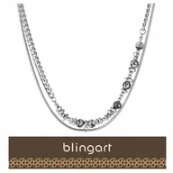 Naszyjniki - BLINGART Naszyjnik męski z kamieniami NATURALNYMI smoczy AGAT STAL 316L - miniaturka - grafika 1
