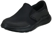Trampki męskie - Skechers Męskie trampki 232515 BBK, czarna siatka/Duraleather/Trim, 40 EU - miniaturka - grafika 1