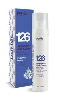 Purles 126 HyalurOxy Rich Cream Bogaty krem hyalurOxy 50 ml - Kremy do twarzy - miniaturka - grafika 1