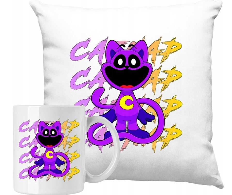 ZESTAW PODUSZKA + KUBEK Smiling Critters Smile Pomysł Na Prezent #2