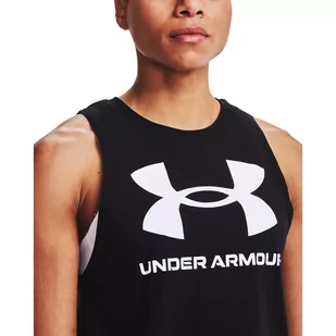 Koszulka damska Under Armour Live Sportstyle Graphic Tank - Koszulki sportowe damskie - miniaturka - grafika 4