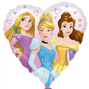Balon Foliowy 43Cm Księżniczki Disney Serce - Balony i akcesoria - miniaturka - grafika 1