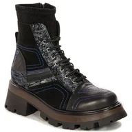 Botki damskie - Botki Damskie Maciejka Skórzane Na Platformie Czarne 05624-01/00-7-38 - miniaturka - grafika 1