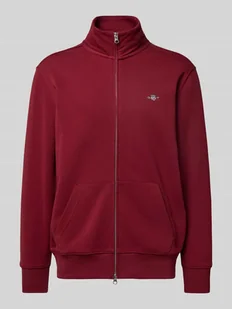 Bluza rozpinana z wyhaftowanym logo - Bluzy męskie - miniaturka - grafika 1