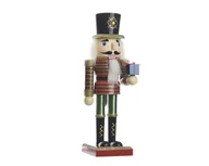 Ozdoby bożonarodzeniowe - Figurka Dziadek Do Orzechów Świąteczny Drewno 25Cm - miniaturka - grafika 1