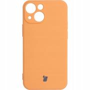 Etui i futerały do telefonów - Bizon Etui Case Silicone iPhone 13 Mini pomarańczowe - miniaturka - grafika 1