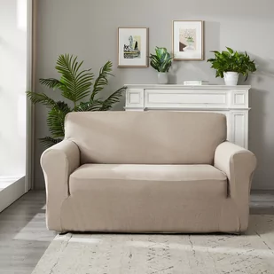 4Home Pokrowiec elastyczny na kanapę Magic clean beżowy, 190 - 230 cm - Pokrowce na meble - miniaturka - grafika 1