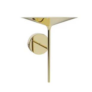 Hana LED kinkiet 1-punktowy złoty W0304 - Lampy ścienne - miniaturka - grafika 1