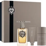 Zestawy perfum męskich - Dolce&Gabbana Devotion For Men EDP Trio Gift Set zestaw upominkowy dla mężczyzn - miniaturka - grafika 1