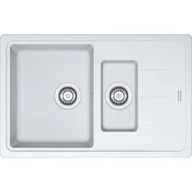 Zlewozmywaki - FRANKE 114.0676.283 Zlewozmywak Basis BFG 651-78 Fragranit+ Biały Polarny - miniaturka - grafika 1