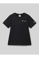 Koszulki i topy damskie - T-shirt z nadrukiem z logo - Champion - miniaturka - grafika 1