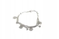 Bransoletki - Bransoleta stalowa 316L z różami i kulkami - miniaturka - grafika 1