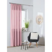 Zasłony - Zasłona z taśmą OXFORD 140 x 260 cm różowy - miniaturka - grafika 1