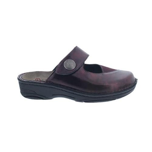 Berkemann Damskie kapcie Heliane, bordowe, 36 1/3 EU, bordowy, 36 1/3 EU